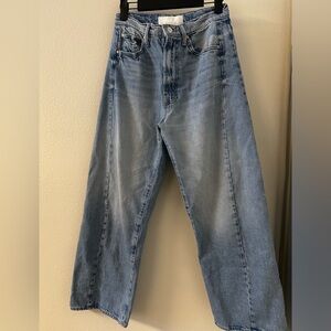 MOTHER The Half Pipe Sneak Jeans, Size 25